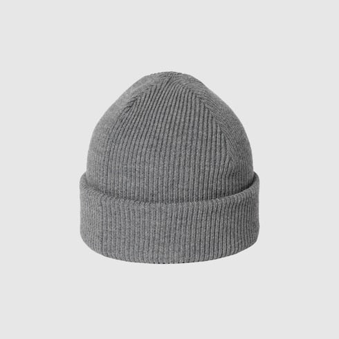 Wool hat with Web - grey