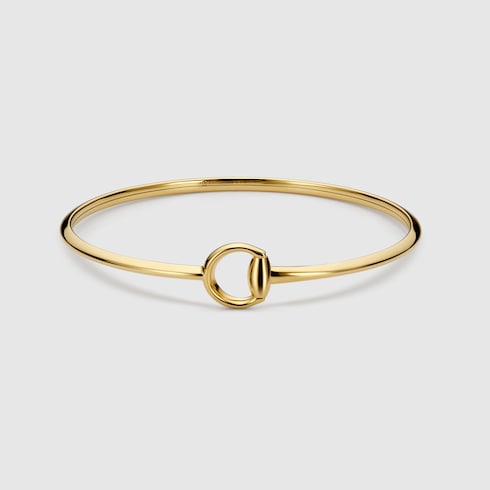Gucci Horsebit 18k bangle bracelet - 18k yellow gold