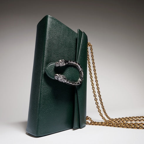 Dionysus medium shoulder bag - green leather