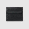 Aria card case - black GG leather