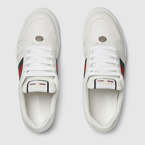 Men's Screener sneaker - white leather