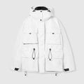 GG technical fabric jacquard jacket - white
