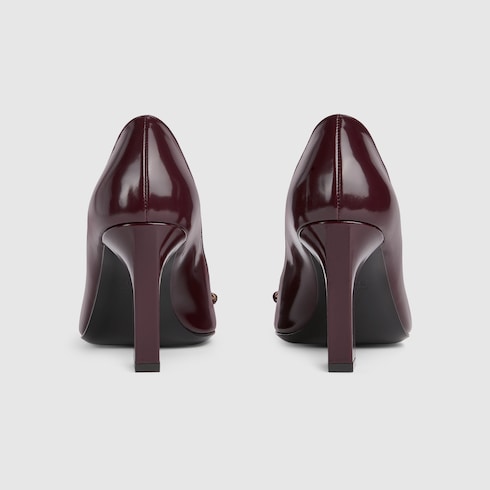 Women's Signora pump - dark burgundy leather
