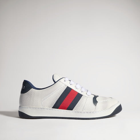 Men's Screener sneaker - white leather
