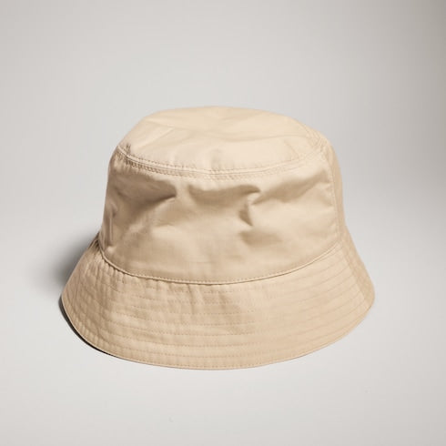 Cotton canvas bucket hat - sand