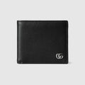 GG Marmont bi-fold wallet - black soft leather