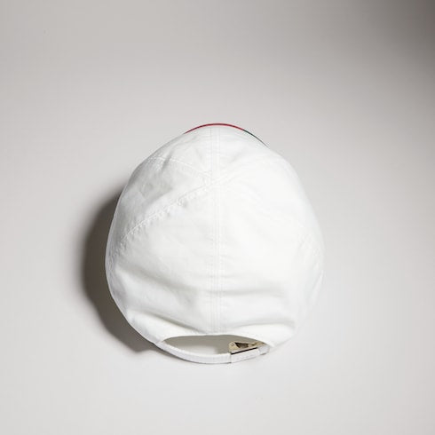 Cotton canvas baseball hat - white