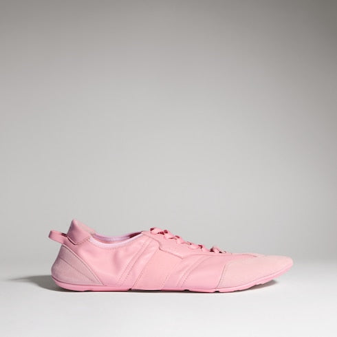 Men's Flex sneaker - pink suede and leather