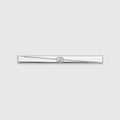 Diagonal Interlocking G tie bar - 925 sterling silver