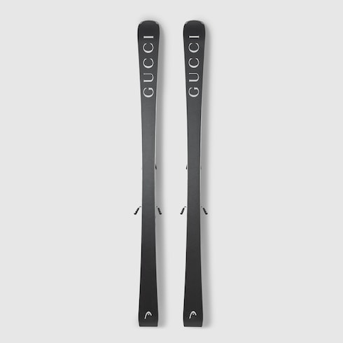 Gucci x HEAD ski set - silver, white and black