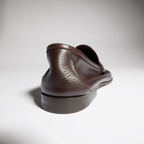 Men's Gucci Lugano loafer - dark brown leather
