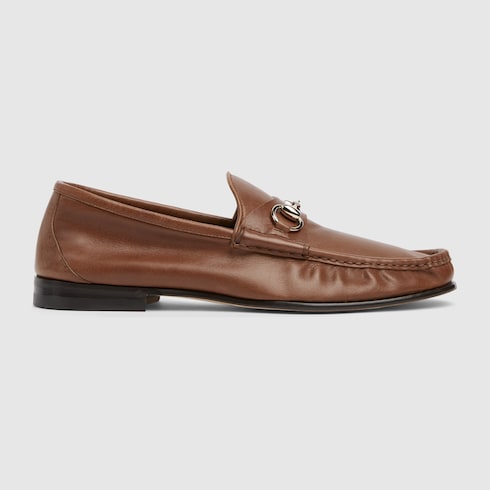 Men's Gucci Lugano loafer - brown leather