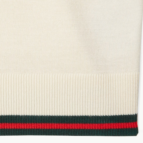 Extra fine cashmere silk top - white