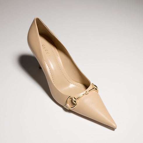 Women's Donna pump - beige leather