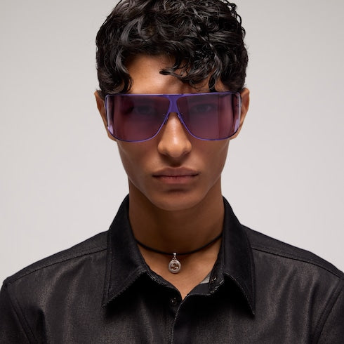 Mask frame sunglasses - purple