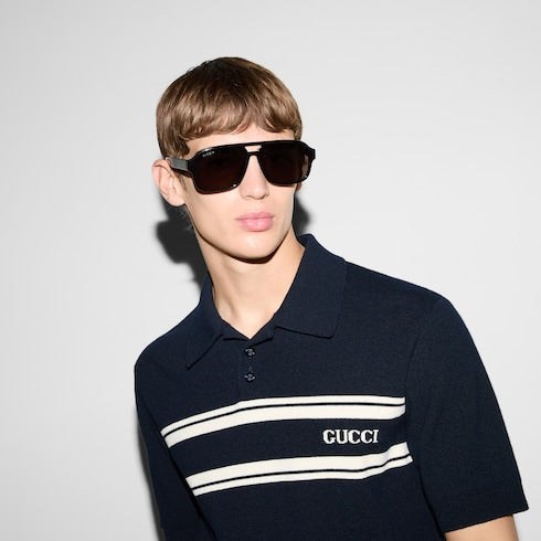 Navigator frame sunglasses - black injection