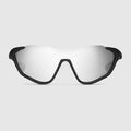 Mask-shaped sunglasses - black