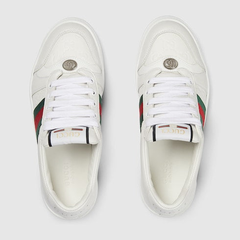 Women's Screener sneaker - white leather