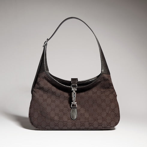Gucci Jackie 1961 medium shoulder bag - brown GG canvas