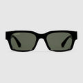 Rectangular frame sunglasses - black