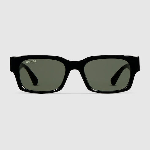 Rectangular frame sunglasses - black
