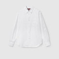 GG Oxford cotton shirt - white