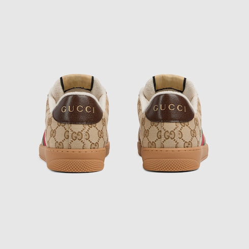 Men's Screener sneaker - sand GG canvas