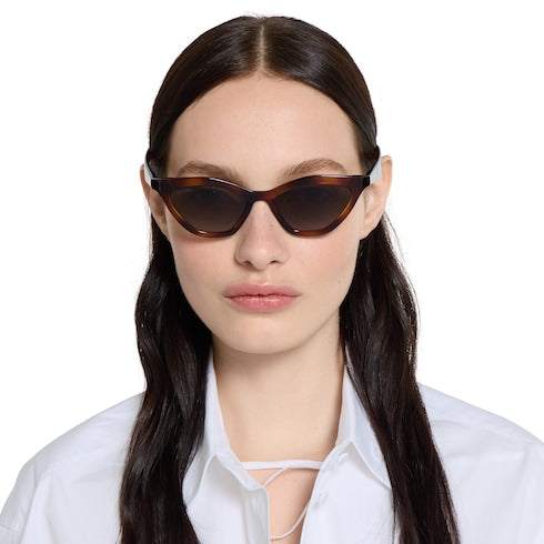 Cat eye sunglasses - light brown tortoiseshell