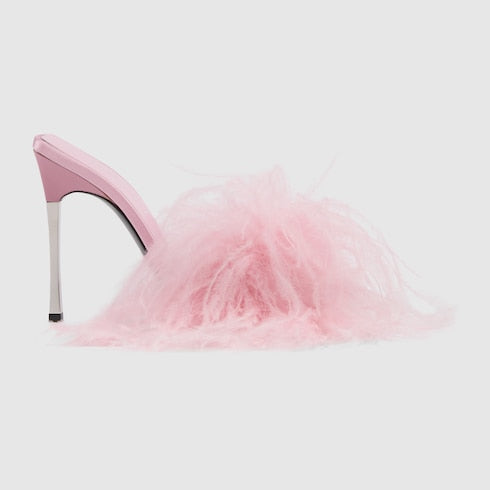 Women's Bombshell slide sandal - light pink feather