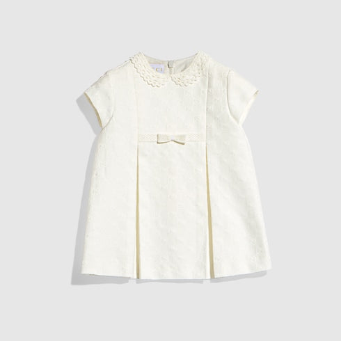 Baby GG canvas dress - off white