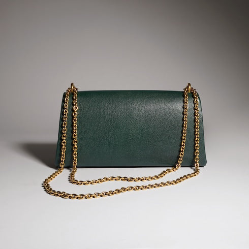 Dionysus medium shoulder bag - green leather