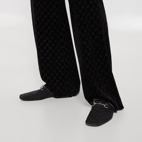 Women's Ragazzo loafer - black GG canvas