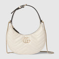 GG Marmont small shoulder bag - white leather