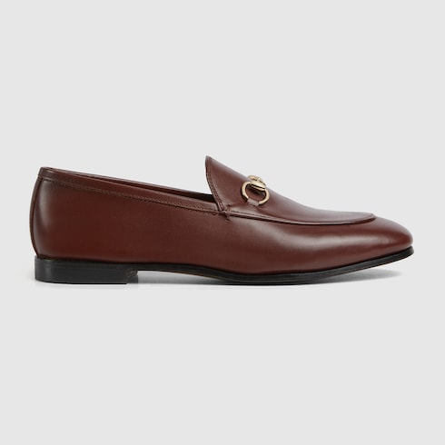Women's Gucci Jordaan loafer - dark brown leather