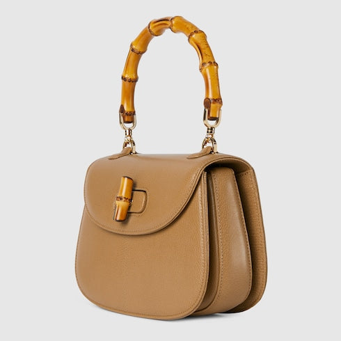 Gucci Bamboo 1947 small bag - beige leather