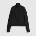 GG jersey jacquard zip jacket - black