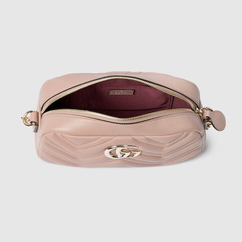 GG Marmont small camera bag - pink beige leather