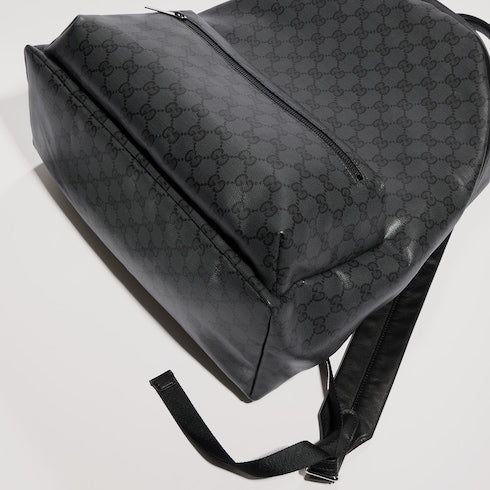 Gucci Essence Classic medium backpack - black GG canvas