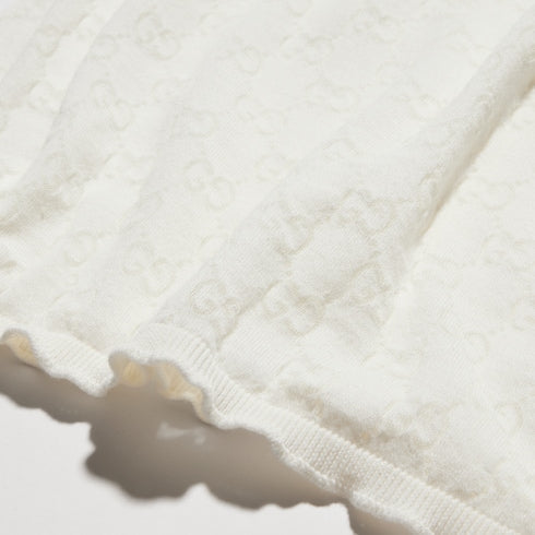GG cotton devoré T-shirt - white