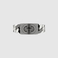 Gucci Interlocking band ring - 925 sterling silver