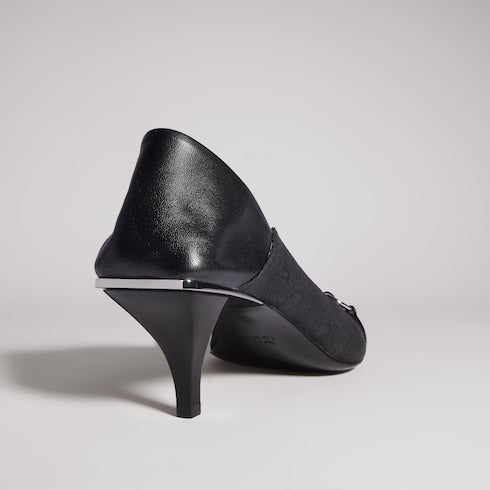 Women's Vittoria pump - black GG canvas