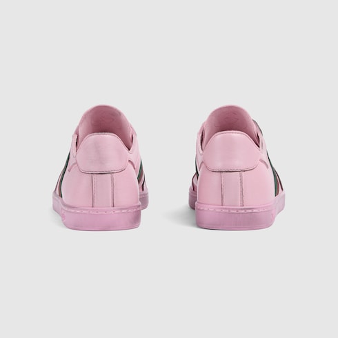 Women's Stretch low-top sneaker - pink leather